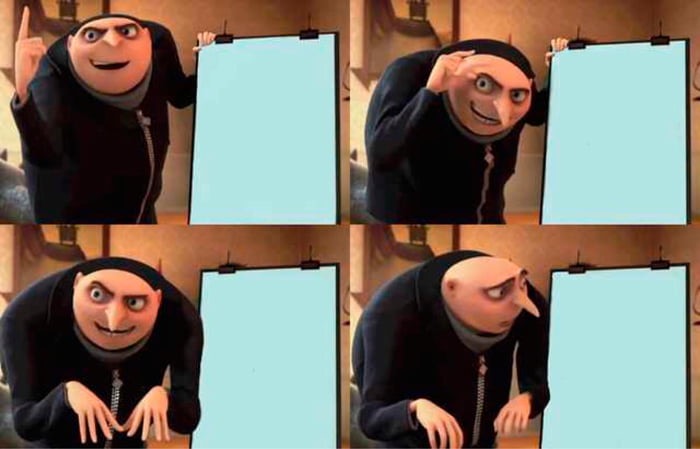 Gru's Plan meme about Harney & Sons