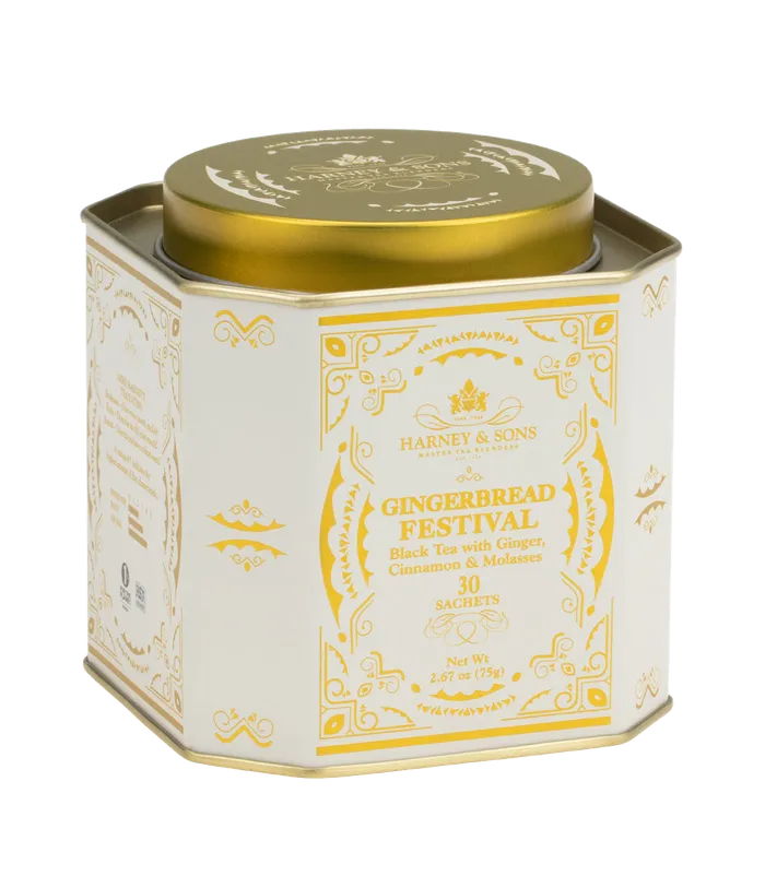 Gingerbread Festival, Tin of 30 Sachets